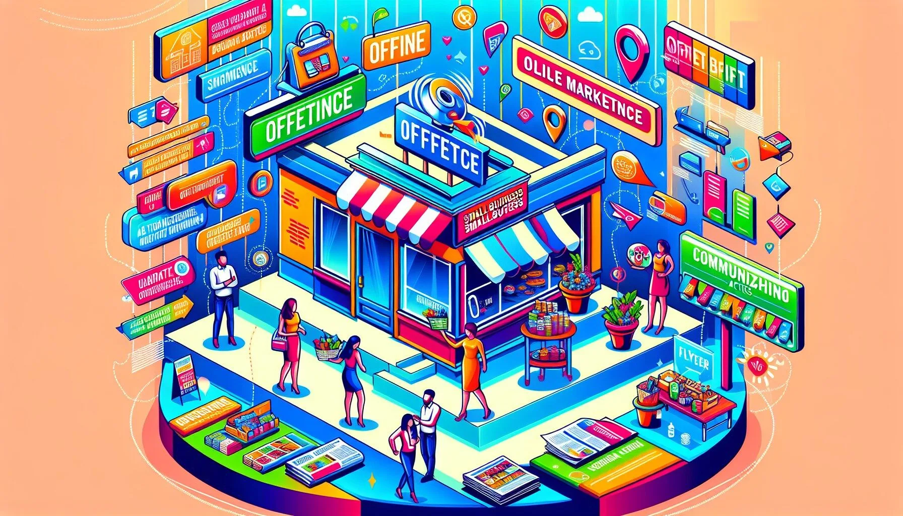 small business offline marketing strategy