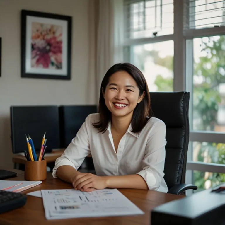 A Young Female Business Owner